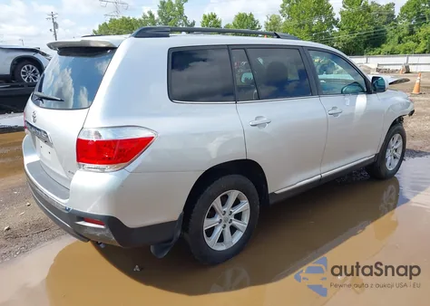 2013 Toyota Highlander Se V6 из США, поврежденный, VIN 5TDBK3EH8DS252259